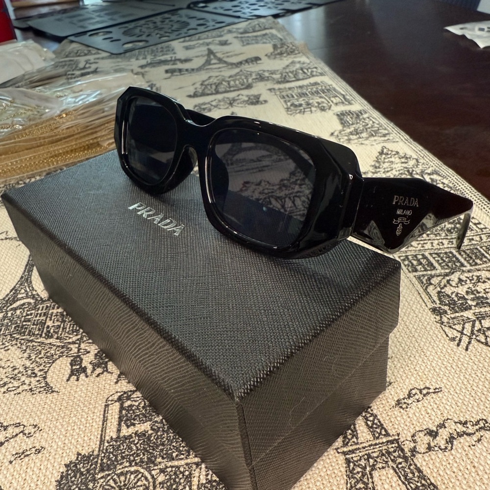 Prada Glossy Black Sunglasses